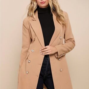Lulu's Classic Tan Trench Coat